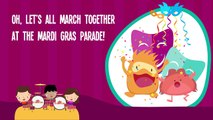 Mardi Gras Music for Kids | Mardi Gras Dance | Mardi Gras Theme Song Lyrics
