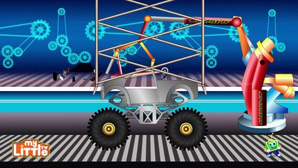 Monster Tow Truck | Car Wash Videos | Monster Truck Stunt | My Little TV