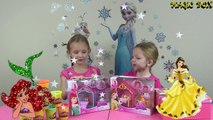 Play-Doh MagiClip Princess Belle Flip N Switch Castle MagiClip Disney Princess Ariel Doll