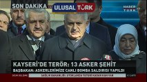 Başbakan Binali Yıldırım, Kayseri'deki saldırıya ilişkin açıklama yaptı   Siyaset Videolar | www.ulusalturk.com