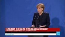 REPLAY - Déclaration d'Angela Merkel après l'attaque du marché de Noël de Berlin
