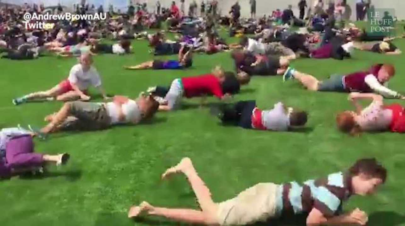 Ces Australiens ont une drôle de façon de manifester