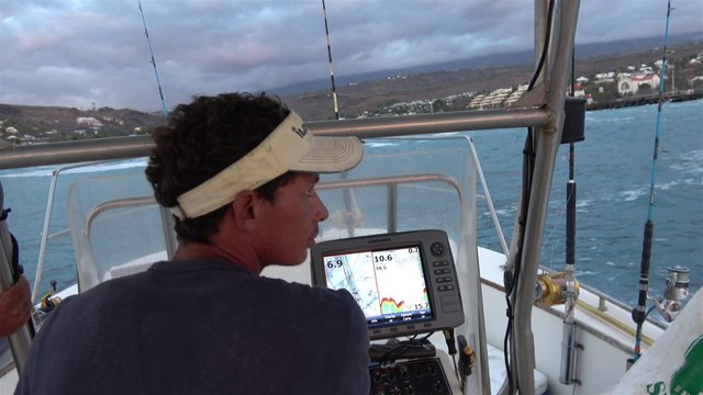 Partie de pêche en mer à St Gilles les Bains (Réunion)