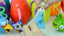 angry birds surprise eggs minnie mouse play doh my little pony peppa pig