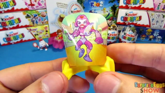 6 Jajko Niespodzianka Masza i Niedzwiedz 5 Kinder Niespodzianki 1 Kinder Joy Jajka Rio 2