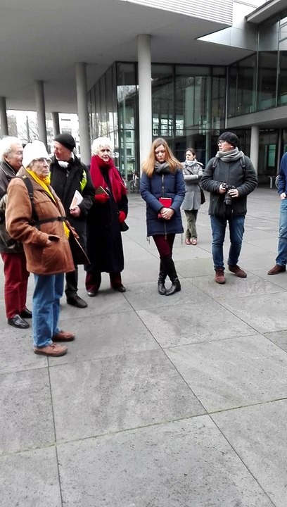 2. Mahnwache vor der Deutschen Nationalbibliothek, 17.12.2016