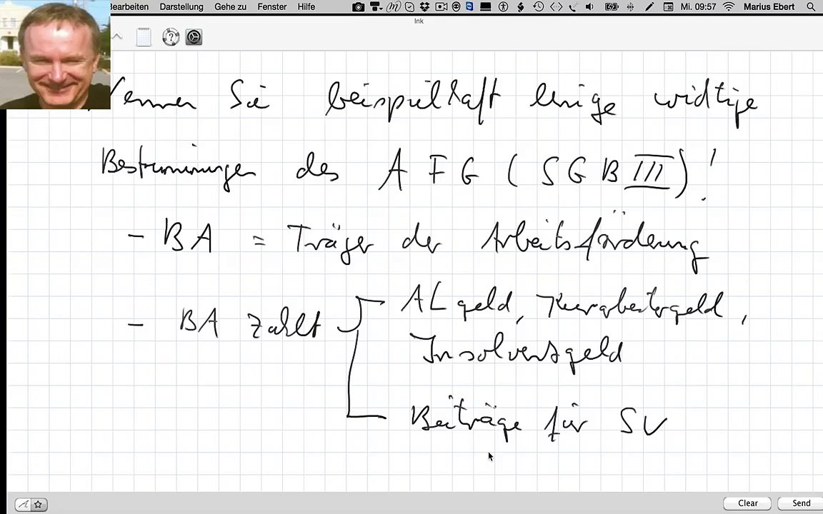 Nennen Sie beispielhaft einige wichtige Bestimmungen des Arbeitsförderungsgesetzes SGB III!