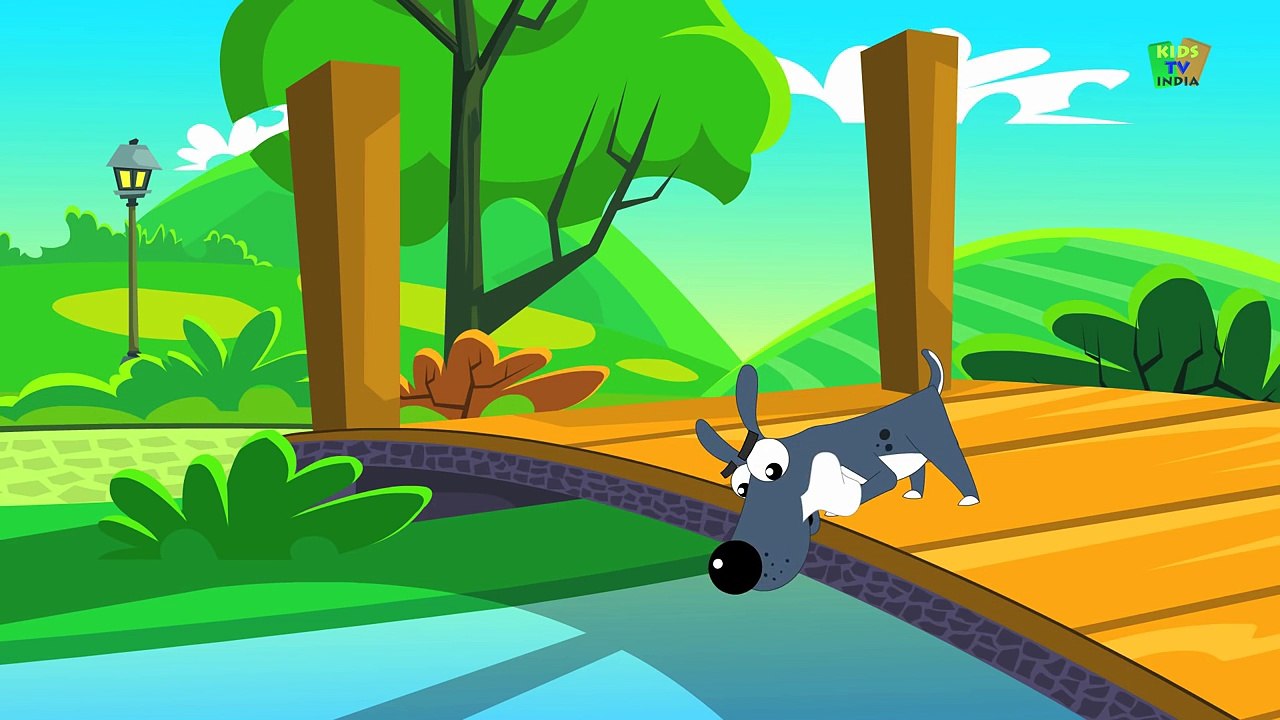 The Dog and his Reflection | Dog and his Shadow | Aesop fables | Bedtime Stories for Kids and babies