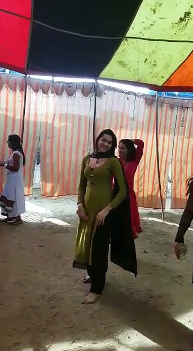 Beautiful girl dance in private party