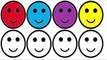 Learn Colours With Smiley Faces Colouring Paint - Learning Videos For Children
