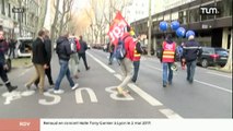 Secourisme : Manifestation des sapeurs-pompiers (Lyon)