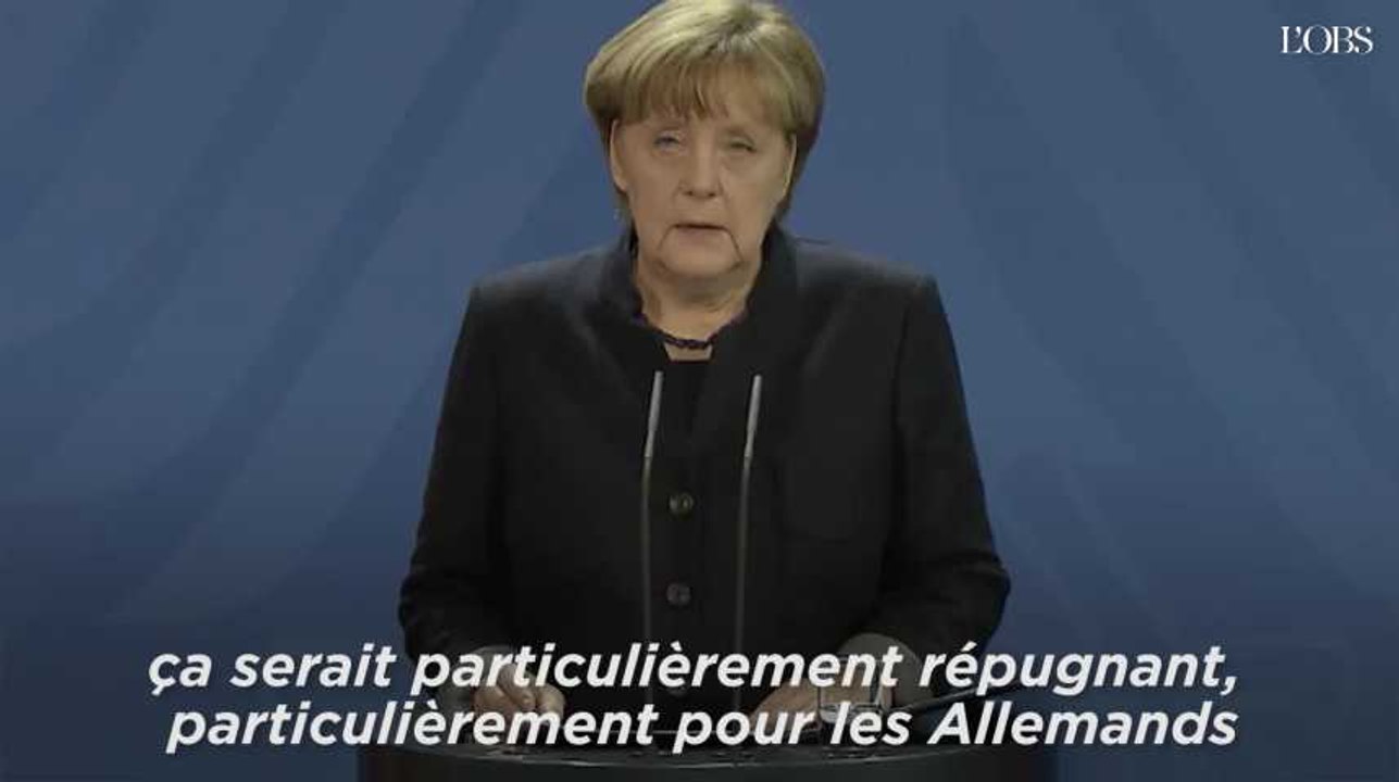 Angela Merkel : 'L'attaque est un acte terroriste'