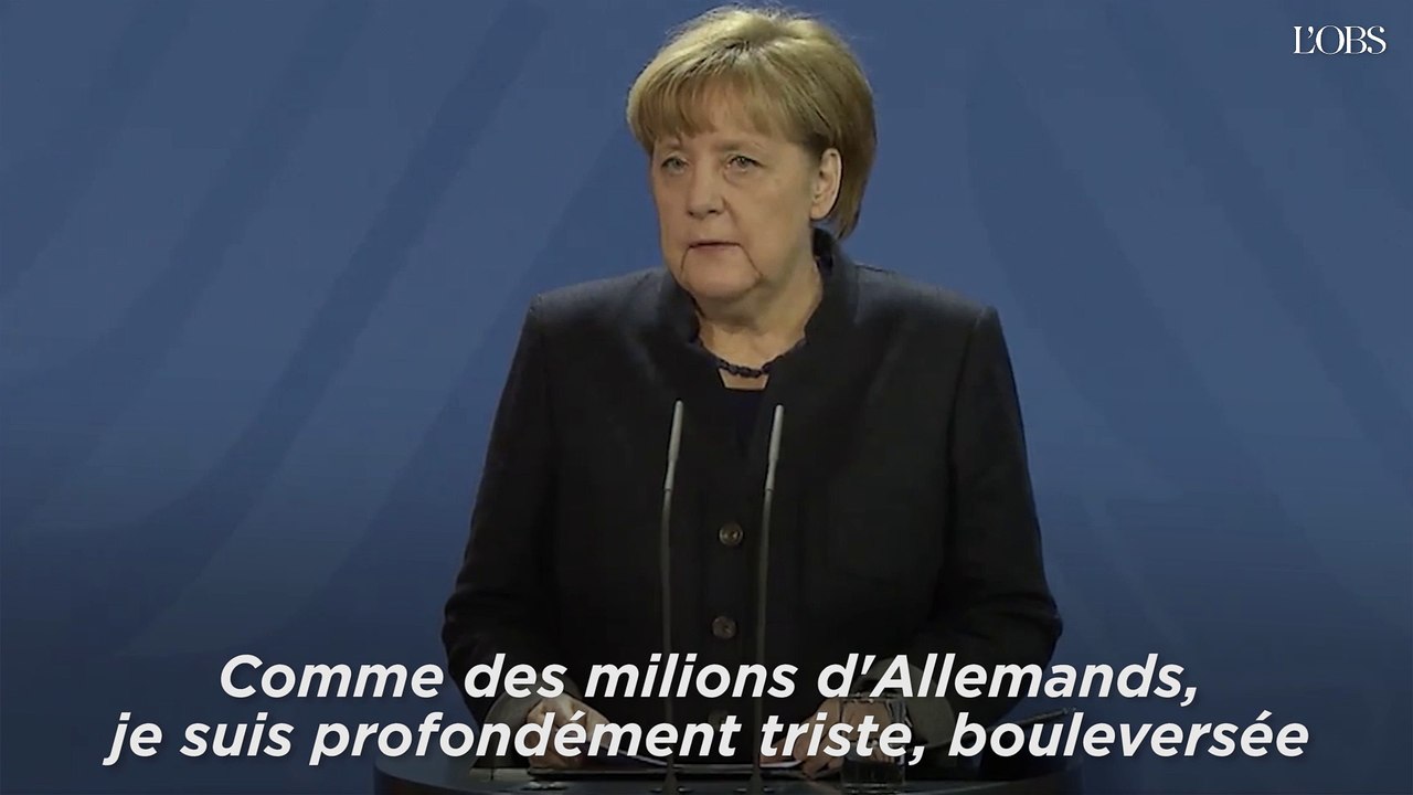 Angela Merkel : 'L'attaque est un acte terroriste'