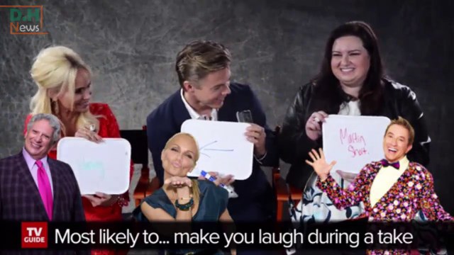 Derek Hough and Hairspray Live! cast play Who most likely...