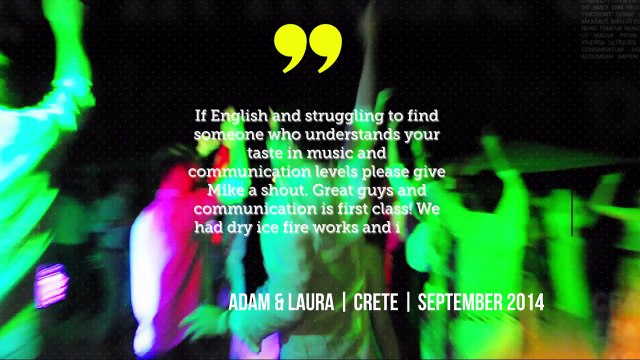 Wedding DJs in Greece ▪ Mike Vekris Wedding Entertainment ▪ 2010 - 2016 Highlights