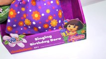 Dora The Explorer Singing Birthday Doll Play Doh Surprise Eggs Playdough Cake Dora Songs