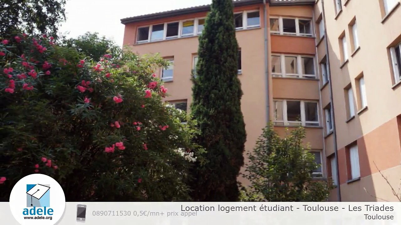 Location logement étudiant - Toulouse - Les Triades