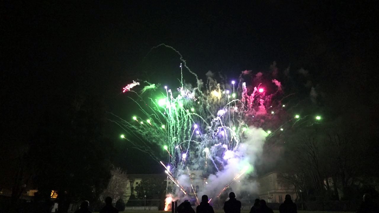 Feu d'artifice de Noël