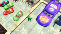 Guido Disney Cars Pixar GREEN Spiderman Nursery Rhymes with Lightning McQueen & Dinoco