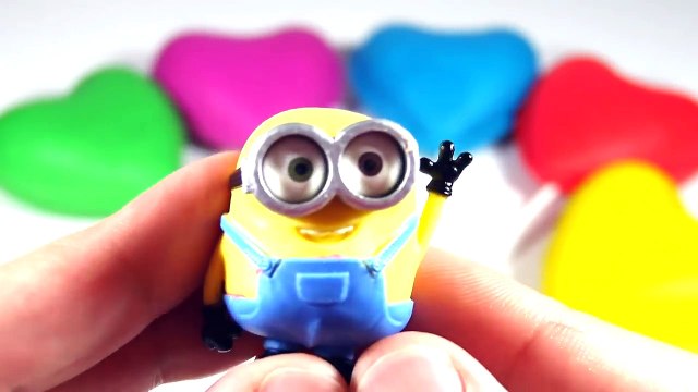 Learn Colors with Play doh surprise eggs toys SpiderMan Minion Dora The Explorer Hello Kitty MLP