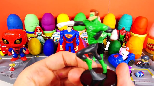 40 Play Doh Kinder Surprise Eggs PIXAR CARS BARBIE TRASH PACK DISNEY PRINCESS HELLO KITTY Playdough