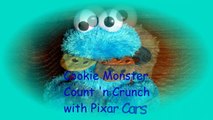 Cookie Monster Count n Crunch eating more Cars from Pixar Cars, with Lightning McQueen