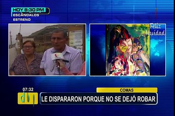 Comas: joven estudiante grave tras ser baleado por delincuentes