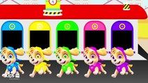 Paw Patrol Skye Colors For Kids To learn Peppa Pig Paw Patrol Skye Kids Videos