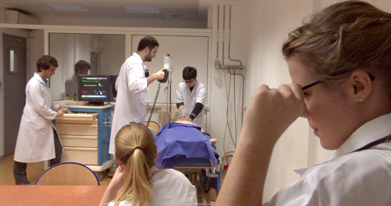 Voeux 2017 de la faculté de médecine de Nice - Centre de Simulation Médicale - Mannequin Challenge