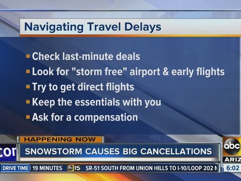 How to prepare for cancellations and delays when traveling for holidays