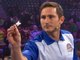Frank Lampard plays darts at World Championships