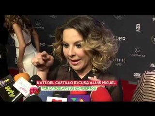 Kate del Castillo excusa a Luis Miguel