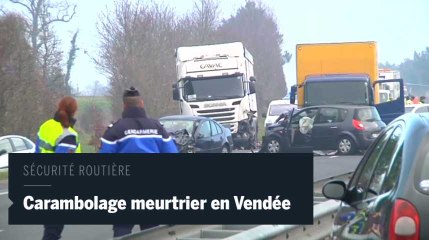 Au moins cinq morts lors d'un carambolage monstre en Vendée