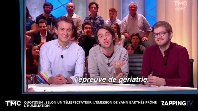 Quotidien : Yann Barthès et l’émission se font tacler sévèrement par un téléspectateur (Vidéo)