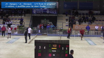 Quarts de finale, tir progressif, Sport Boules, Euro Masculin, Nice 2016