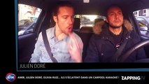Julien Doré, Amir, Karine Ferri et Olivia Ruiz : découvrez leur Carpool Karaoké déjanté ! (Vidéo)