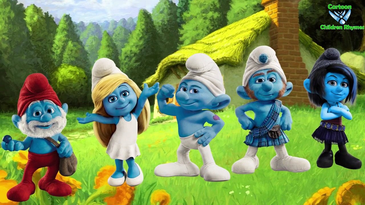 Smurfs Finger Family Nursery Rhymes By Cartoon Children Rhymes