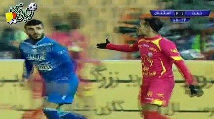 گل چهارم بازی نفت‌تهران و استقلال