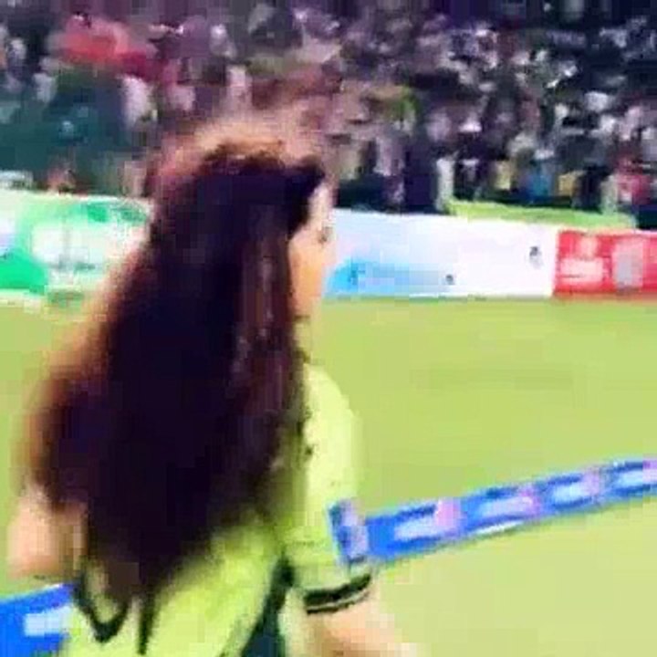 Girl In Stadium During Match