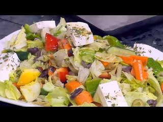 سلطة الفلفل الملون بالجبنة | الشيف شربيني