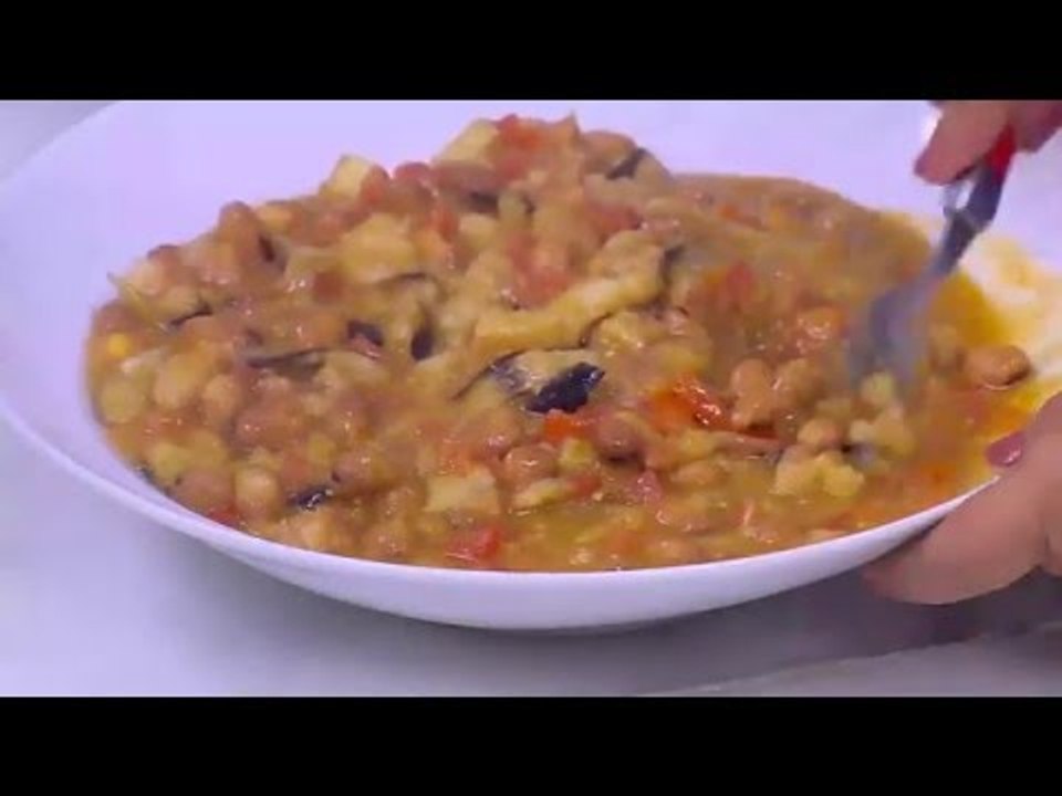 فول بالباذنجان | نجلاء الشرشابي