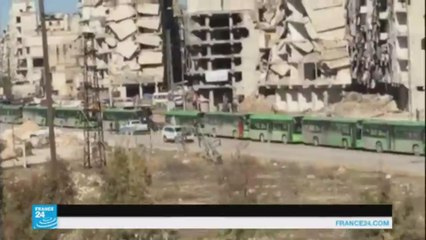 إجلاء آخر المقاتلين من الأحياء الشرقية في حلب