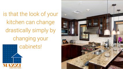 Mazzi presents Kitchen Remodeling in Wayne Change Your Cabinets to Change Your Kitchen