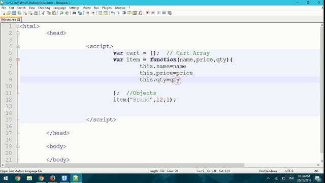 How can we work with objects