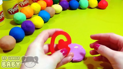 Learning Your Alphabet with Play-Doh! Funny Learning ABC Party!