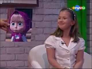 Алина Кукушкина - девочка, озвучивающая МАШУ из мультфильма "МАША И МЕДВЕДЬ" Alina Kukushkina TV Show Carousel