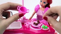 Princess Ariel The Little Mermaid Bathtime Barbie Bathtime Doll House Bathroom Toy Videos