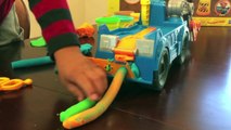 Play Doh Buzzsaw All Woodcutter Diggin Rigs playset Playdough review unbox