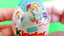 Kinder Surprise eggs My Little Pony Huevos Kinder Sorpresa Chocolate Toys