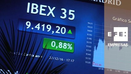 El Ibex se sitúa en los 9.407 puntos y roza su nivel más alto en el año